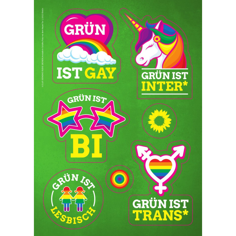 Stickerbogen CSD